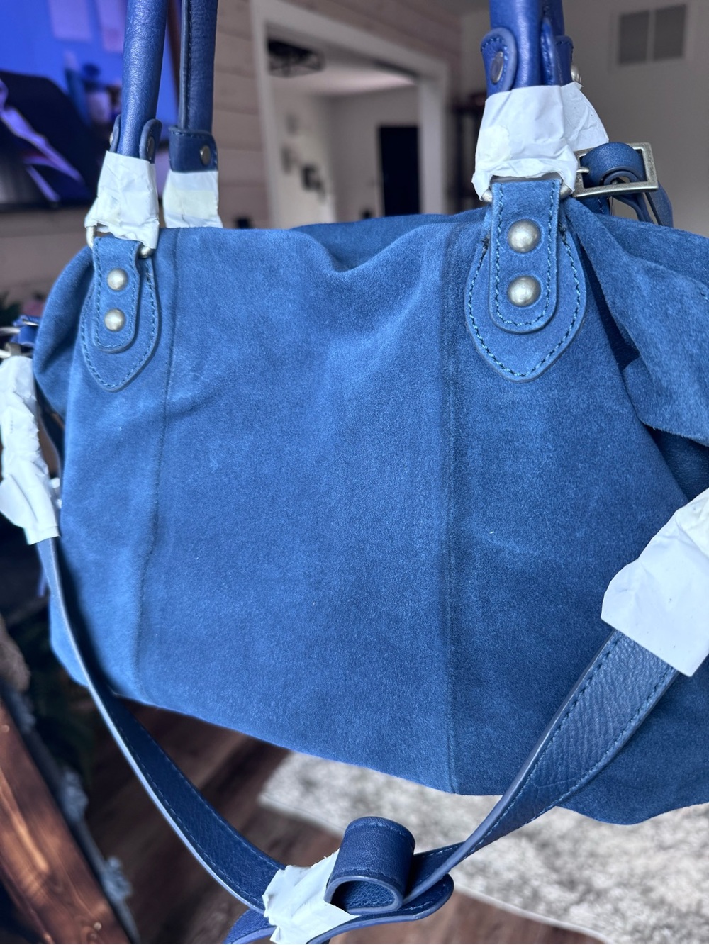 NEW Free People Baby Emerson - New Color - Gorgeous “Navy” Suede - Picture 4 of 7